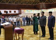 Mualem Lantik Tiga Kepala SKPA, Tekankan Percepatan Kinerja dan Serapan Anggaran