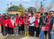 PMI Ikut Andil Buat 50 persen dari 347 KK Warga Gampong Berawang Kembali ke Rumah