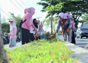 ASN Aceh Barat Dorong Gaya Hidup Sehat dan Ramah Lingkungan Lewat Aksi Bersepeda dan Gotong Royong