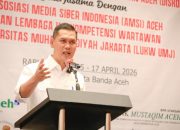 Sekda Aceh Buka UKW dan Seminar Nasional AMSI Aceh, Tekankan Penguatan Ekosistem Media Pascabencana