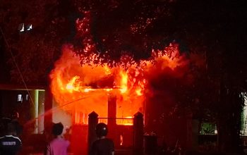 Terkait Terbakarnya Fakultas Pertanian USK, Polresta Banda Aceh Selidiki Motifnya