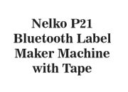 Nelko P21 Bluetooth Label Maker Machine with Tape