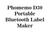 Phomemo D30 Portable Bluetooth Label Maker – Compact Thermal Label Printer