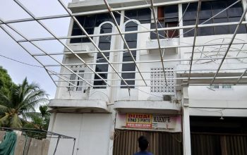 Angin Kencang Rusak Atap Ruko di Peukan Bada, BPBD Aceh Besar Lakukan Pendataan
