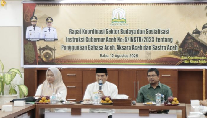 Pemerintah Aceh Perkuat Pelestarian Bahasa dan Aksara Aceh, Implementasi Instruksi Gubernur Jadi Sorotan